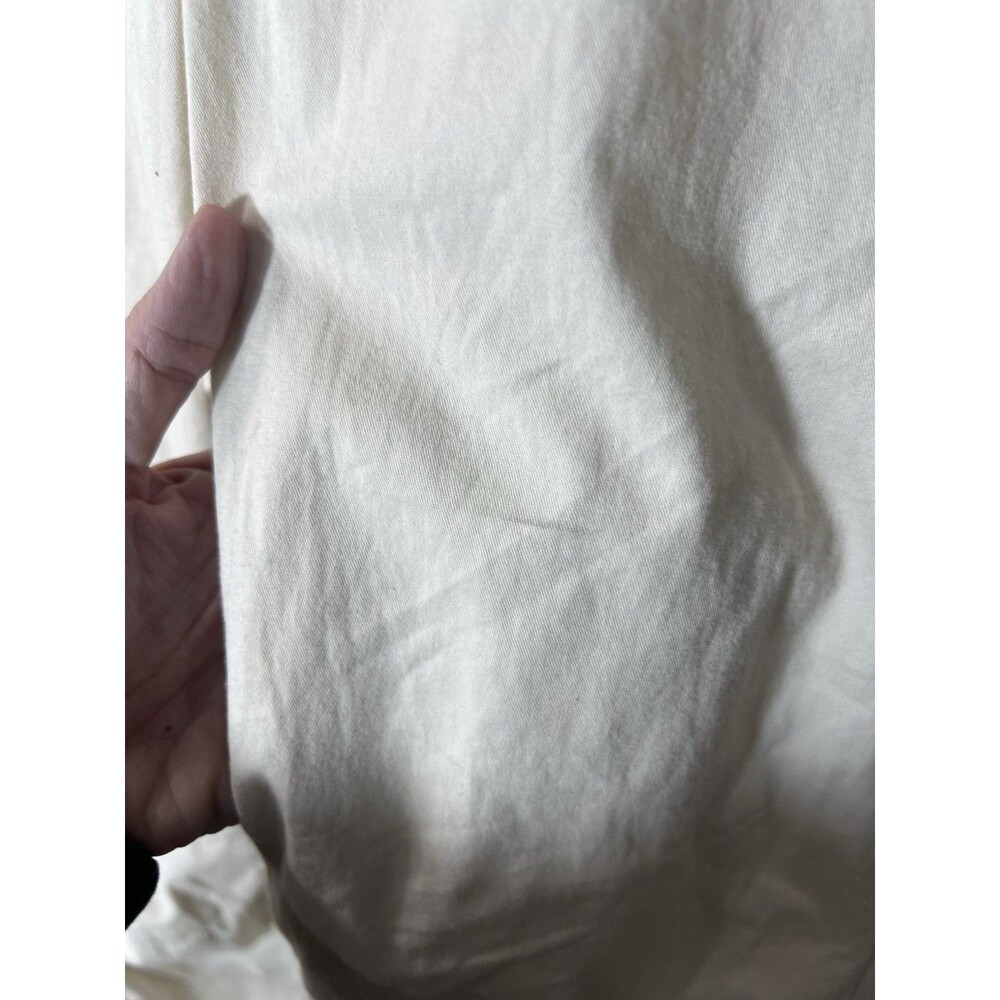 Hollister Adjustable Rise Parachute Baggy Utility Pants Cream Y2K Men XL NEW - Picture 13 of 13